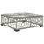 8 Piece Garden Lounge Set with Cushions Poly Rattan Grey