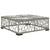 6 Piece Garden Lounge Set with Cushions Poly Rattan Grey