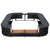 Square Spa Surround Black 268 x 268 x 55 cm Poly Rattan