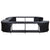 Square Spa Surround Black 268 x 268 x 55 cm Poly Rattan