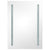 LED Bathroom Mirror Cabinet 50x13x70 cm