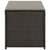 Garden Storage Box Poly Rattan 100x50x50 cm Brown