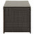 Garden Storage Box Poly Rattan 100x50x50 cm Brown