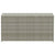 Garden Storage Box Poly Rattan 100x50x50 cm Grey