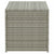 Garden Storage Box Poly Rattan 100x50x50 cm Grey