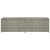 Garden Storage Box Poly Rattan 200x50x60 cm Grey