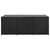 Garden Storage Box Poly Rattan 180x90x70 cm Black