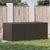 Garden Storage Box Poly Rattan 180x90x70 cm Brown