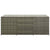 Garden Storage Box Poly Rattan 180x90x70 cm Grey