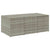 Garden Storage Box Poly Rattan 180x90x70 cm Grey