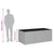 Garden Storage Box Poly Rattan 180x90x70 cm Grey