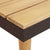 7-Seater Garden Lounge Set with Cushions Solid Acacia Wood Brown