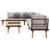 8-Seater Garden Lounge Set with Cushions Solid Acacia Wood