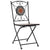 Mosaic Bistro Chairs 2 pcs Orange/Grey