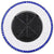 Mosaic Fire Pit Table Blue and White 68 cm Ceramic
