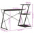Desk with Shelf Black 116x50x93 cm