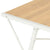 Desk with Shelf White and Oak 116x50x93 cm