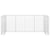 Gabion Wall for Garbage Bins Galvanised Steel 320x100x120 cm