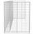 Gabion Wall for Garbage Bins Galvanised Steel 320x100x120 cm