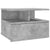 Floating Nightstand Concrete Grey 40x31x27 cm Engineered Wood