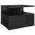 Floating Nightstand High Gloss Black 40x31x27 cm Engineered Wood