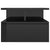 Floating Nightstand High Gloss Black 40x31x27 cm Engineered Wood