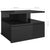 Floating Nightstand High Gloss Black 40x31x27 cm Engineered Wood