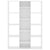 Room Divider/Book Cabinet White 100x24x140 cm Engineered Wood