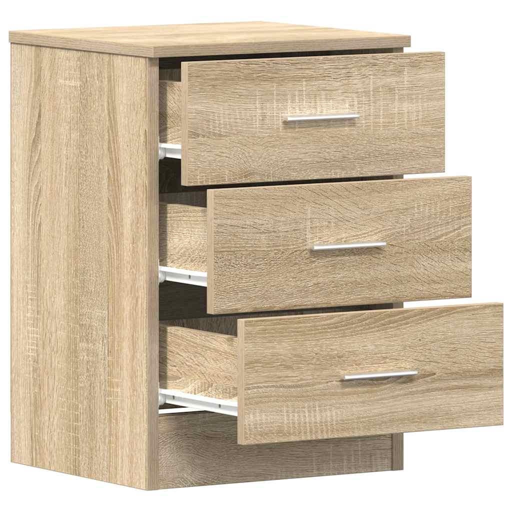 Bedside Cabinet Sonoma Oak 38x35x56 cm Engineered Wood
