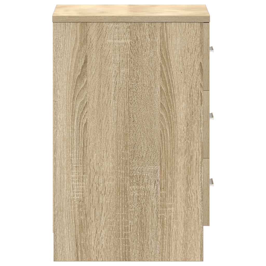 Bedside Cabinet Sonoma Oak 38x35x56 cm Engineered Wood