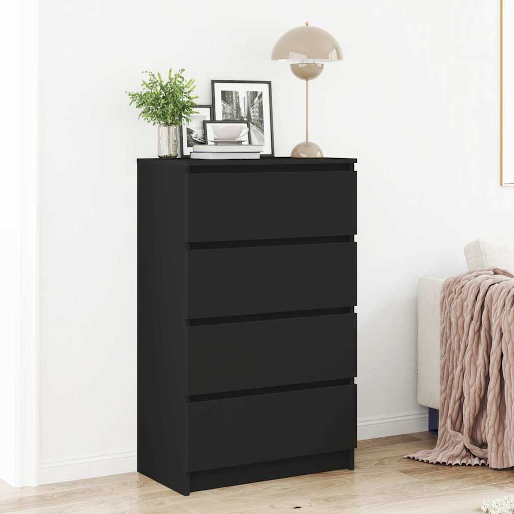 Sideboard Black 60x35x98.5 cm Engineered Wood