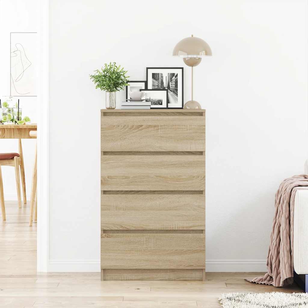 Sideboard Sonoma Oak 60x35x98.5 cm Engineered Wood