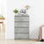 Sideboard Concrete Grey 60x35x98.5 cm Engineered Wood