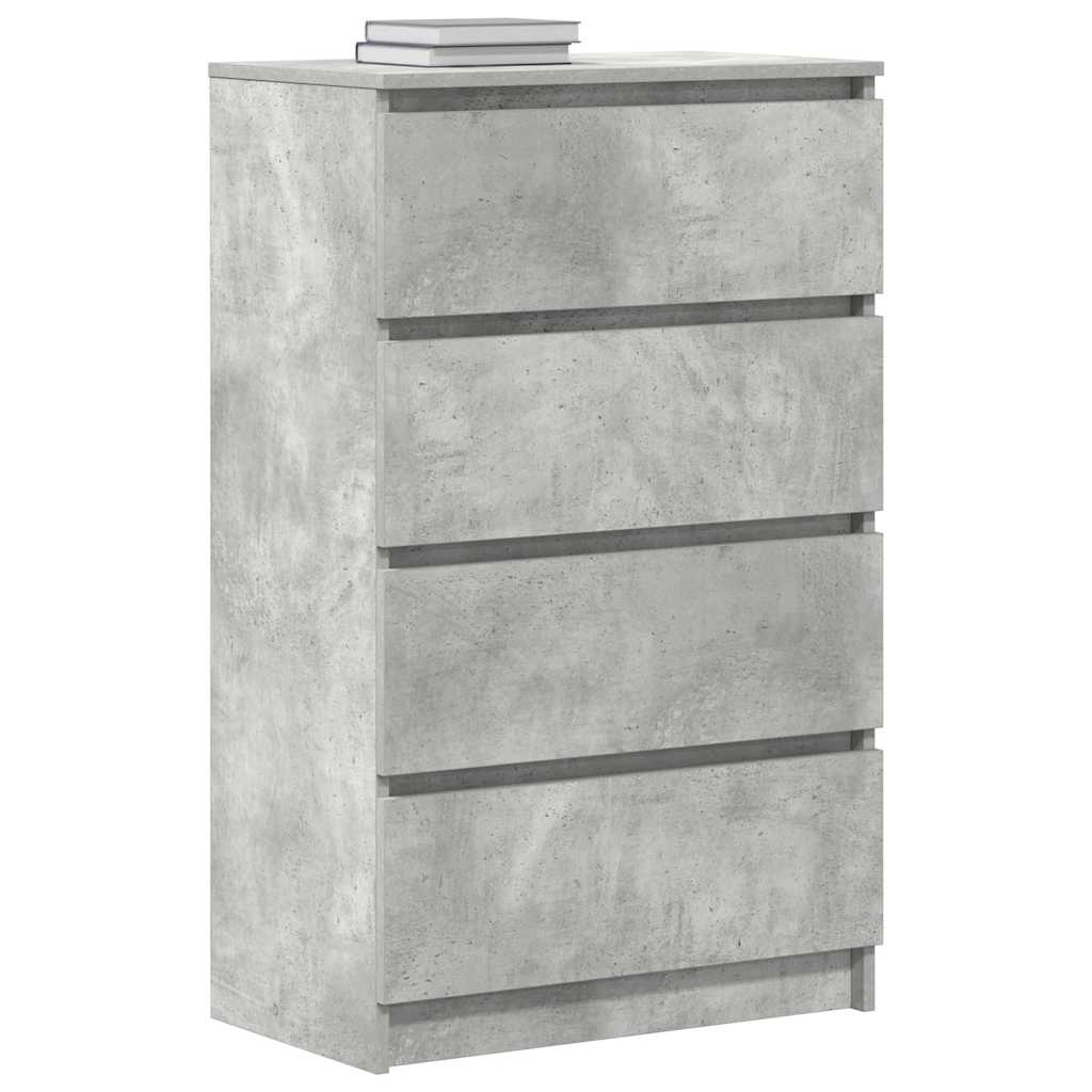 Sideboard Concrete Grey 60x35x98.5 cm Engineered Wood