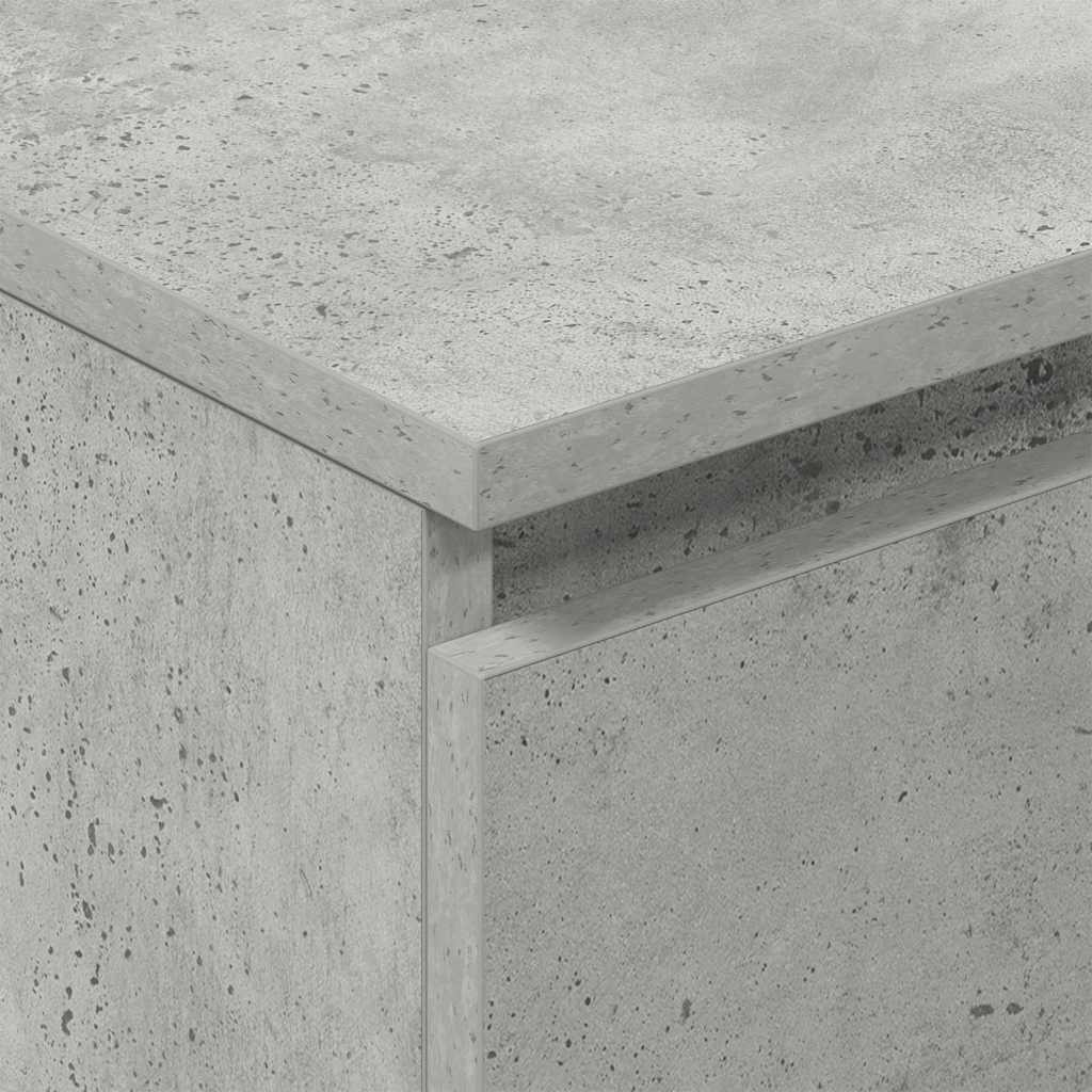 Sideboard Concrete Grey 60x35x98.5 cm Engineered Wood