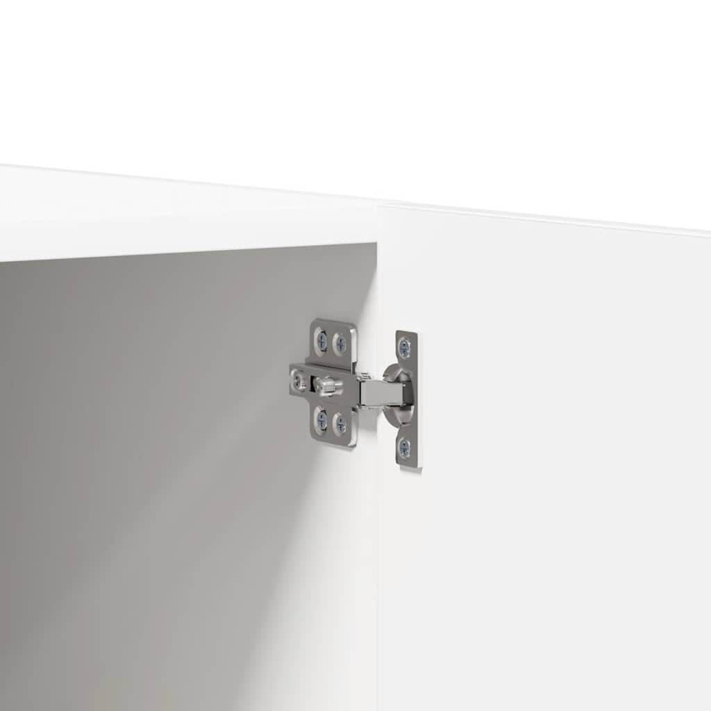 Wardrobe White 80x52x180 cm Engineered Wood