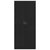 Wardrobe Black 80x52x180 cm Engineered Wood