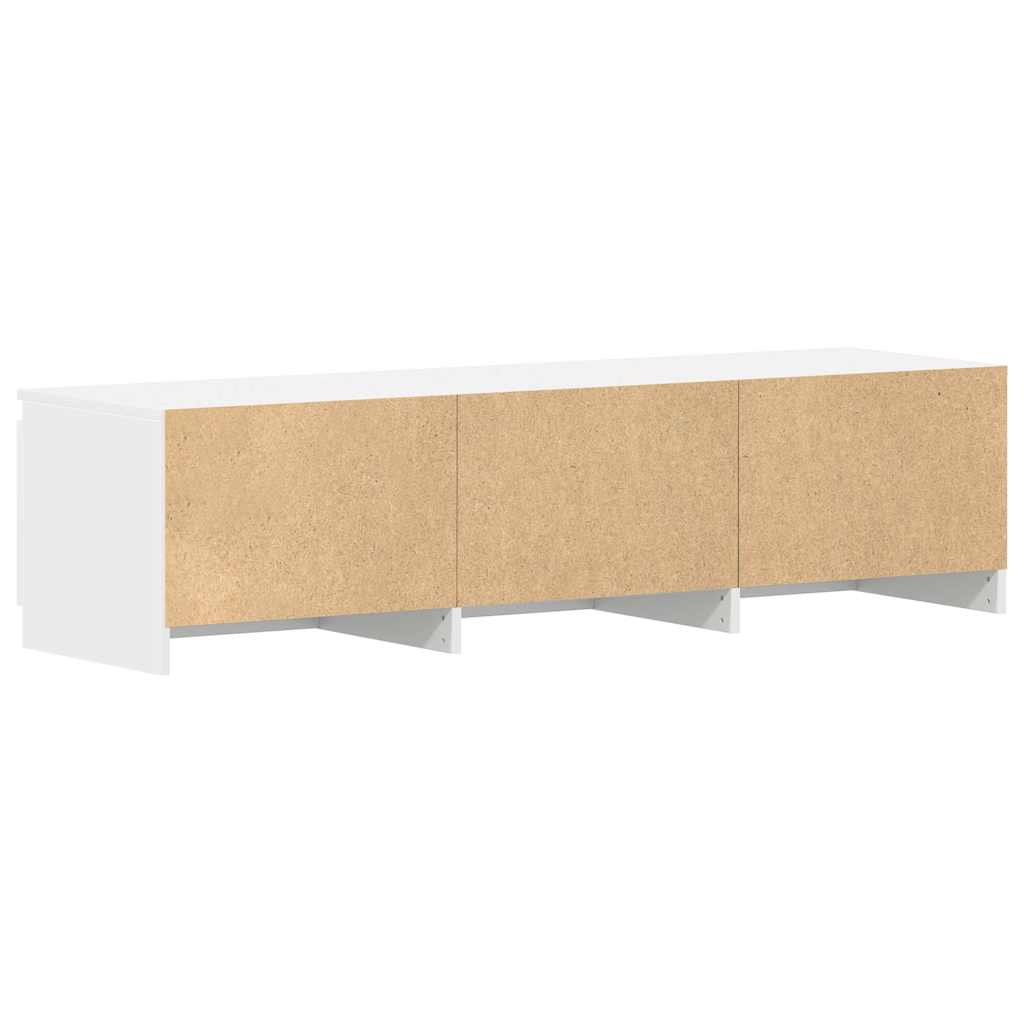 TV Cabinet White 140x40x35.5 cm Engineered Wood