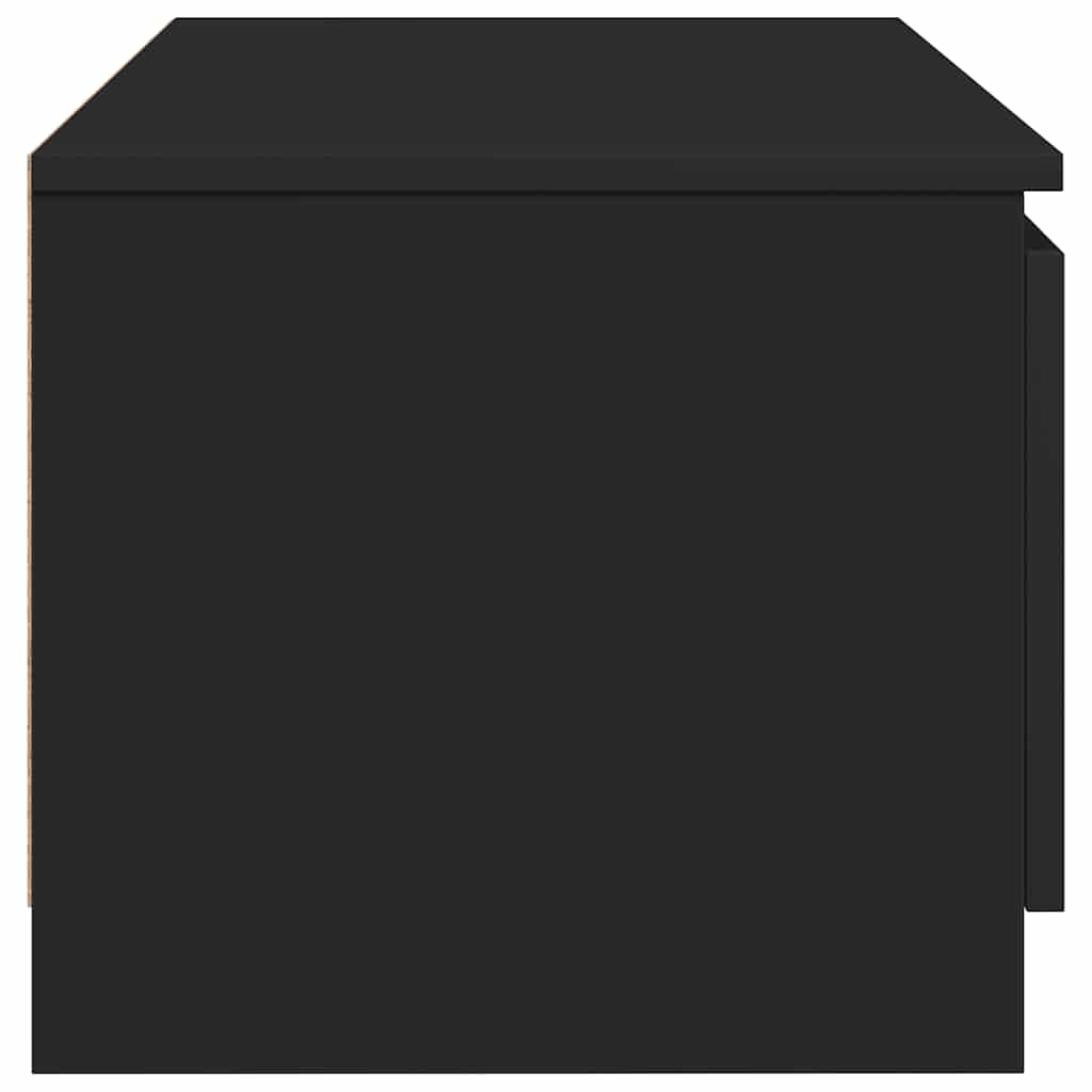 TV Cabinet Black 140x40x35.5 cm Engineered Wood