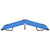 Folding Sun Lounger Blue Steel
