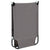 Folding Sun Lounger Grey Steel