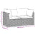 2 Piece Garden Sofa Set with Cushions Poly Rattan Black