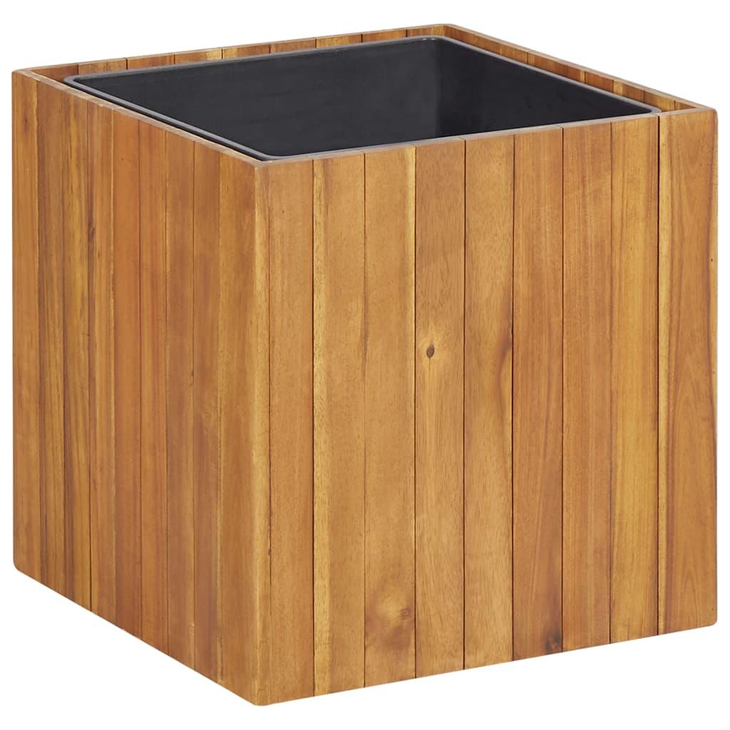 Garden Raised Bed Pot 43.5x43.5x44 cm Solid Acacia Wood