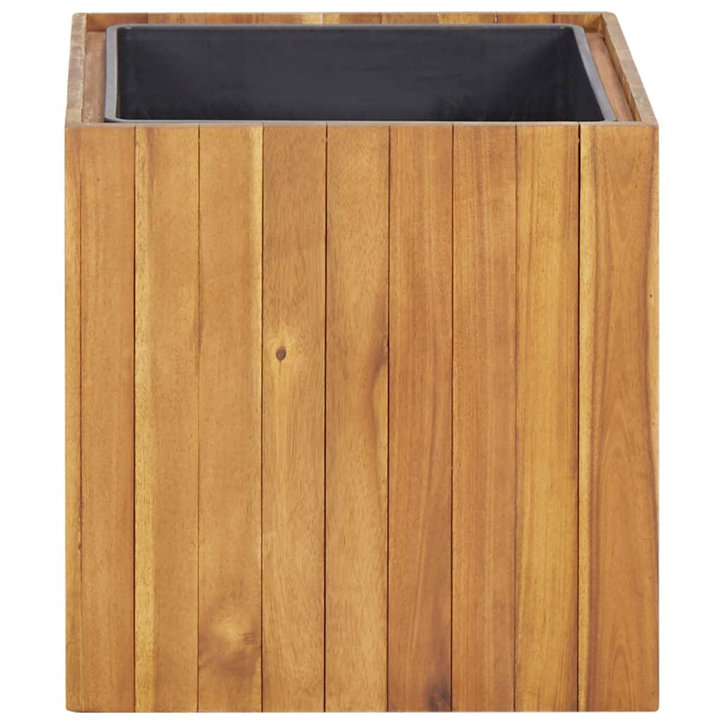 Garden Raised Bed Pot 43.5x43.5x44 cm Solid Acacia Wood