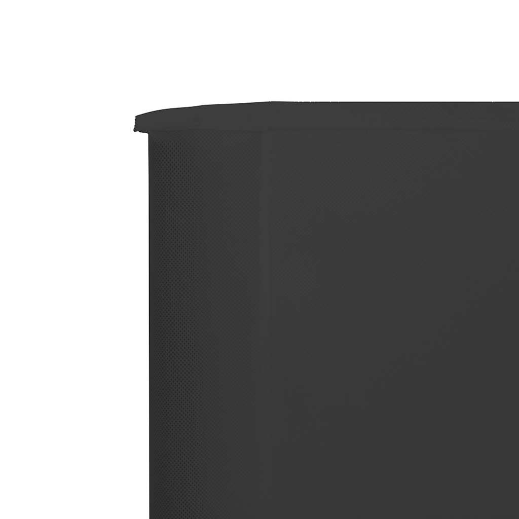 5-panel Wind Screen Fabric 600x120 cm Anthracite