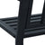 Garden Bench 125 cm Black Steel