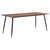 Dining Table Brown 200x100x75 cm MDF