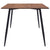 Dining Table Brown 200x100x75 cm MDF