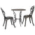 3 Piece Bistro Set Cast Aluminium
