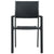 Garden Chairs 4 pcs Black Plastic Rattan Look